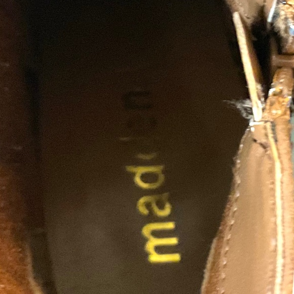 Madden NYC Driftt Side Zip Strappy Western Cowgirl Harness Ankle Boots size 8.5M - Picture 10 of 12